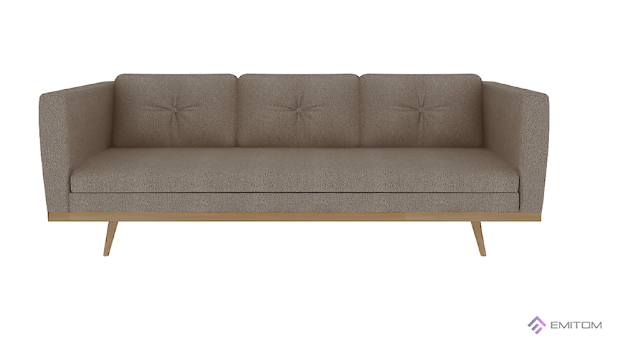 Kolekcja Elite Wood, sofa trzyosobowa - zdjęcie od Emitom_ Meble tapicerowane