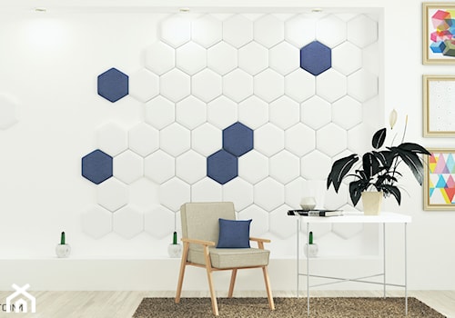 Panele tapicerowane, hexagon - zdjęcie od Emitom_ Meble tapicerowane