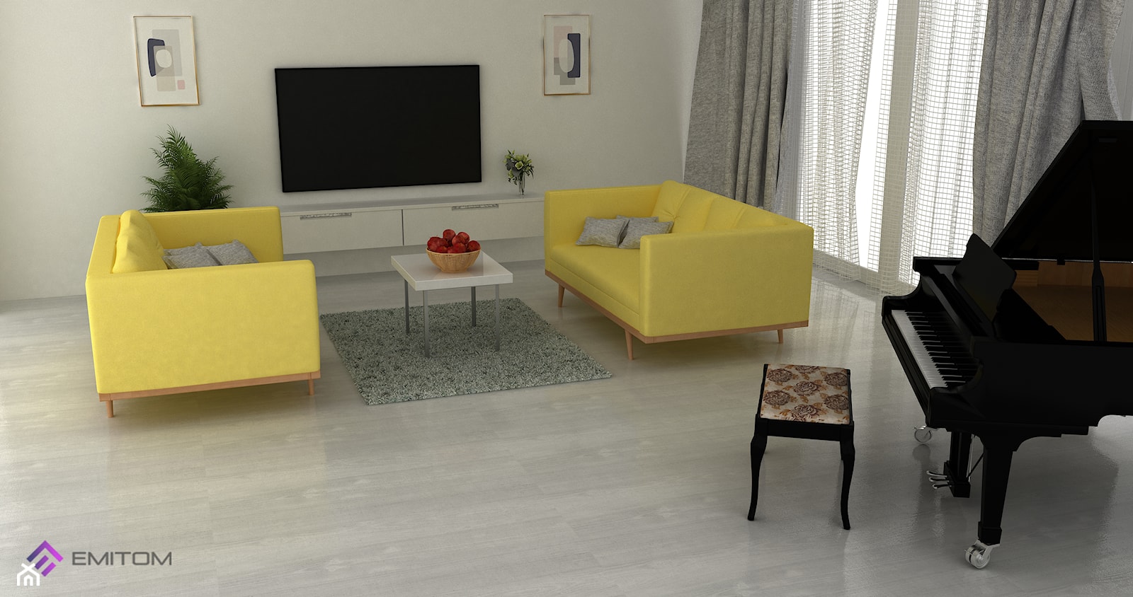 Kolekcja Elite Wood, sofa dwuosobowa - zdjęcie od Emitom_ Meble tapicerowane - Homebook