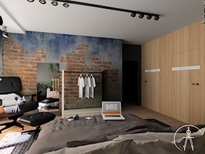 Sypialnia w stylu industrialnym - zdjęcie od MSprojekt