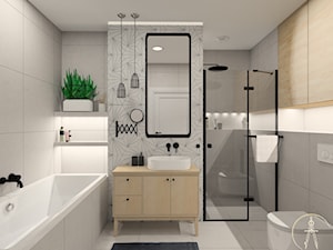 Geometryczna łazienka - zdjęcie od MSprojekt