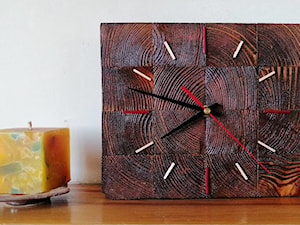 Zegar kostka duży - zdjęcie od Handmade by Marzena
