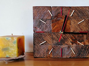 Zegar kostka duży - zdjęcie od Handmade by Marzena