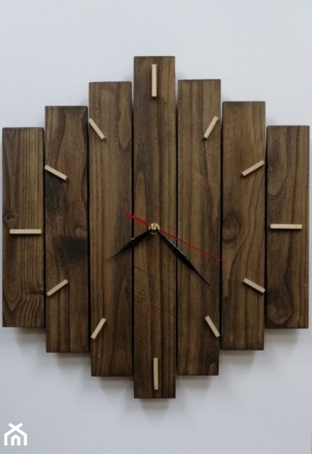 Zegar drewniany - zdjęcie od Handmade by Marzena - Homebook