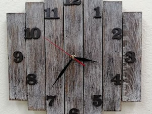 Zegar drewniany - zdjęcie od Handmade by Marzena