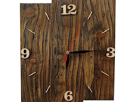 Aranżacje wnętrz - Salon: Zegar drewniany pionowy - Handmade by Marzena. Przeglądaj, dodawaj i zapisuj najlepsze zdjęcia, pomysły i inspiracje designerskie. W bazie mamy już prawie milion fotografii!