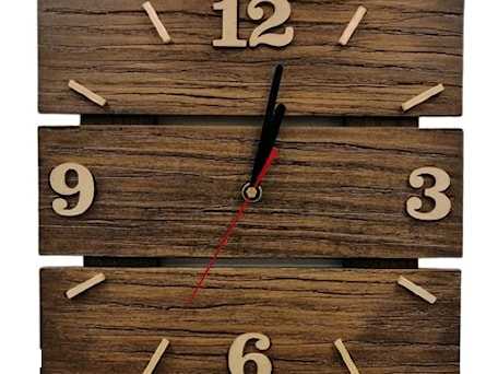 Aranżacje wnętrz - Salon: Zegar drewniany "drabinka" - Handmade by Marzena. Przeglądaj, dodawaj i zapisuj najlepsze zdjęcia, pomysły i inspiracje designerskie. W bazie mamy już prawie milion fotografii!