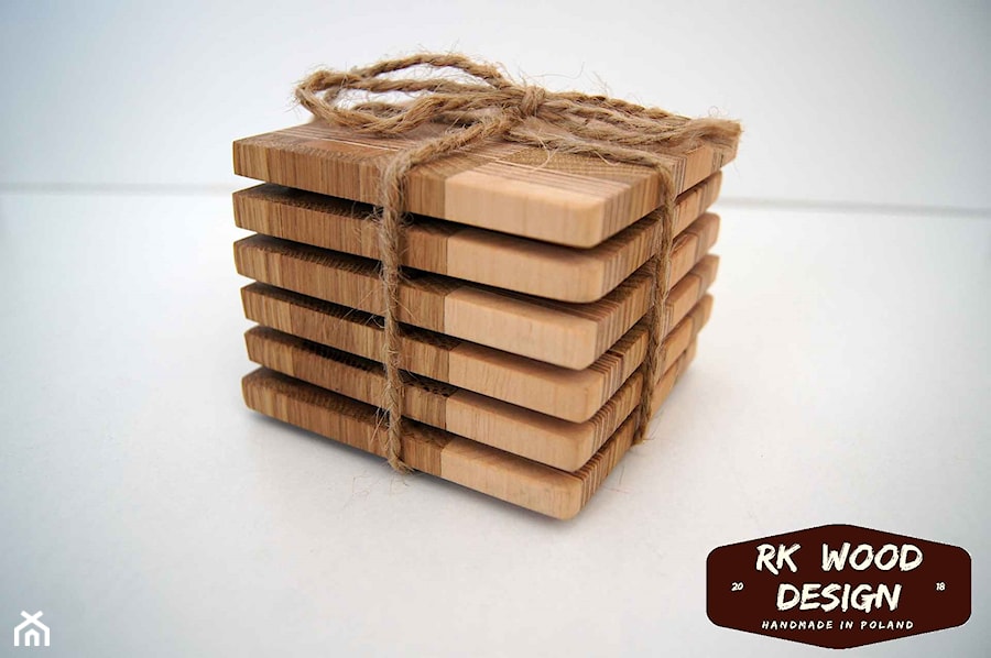 LOFTOWE PODKŁADKI Z DREWNA - zdjęcie od RK WOOD DESIGN