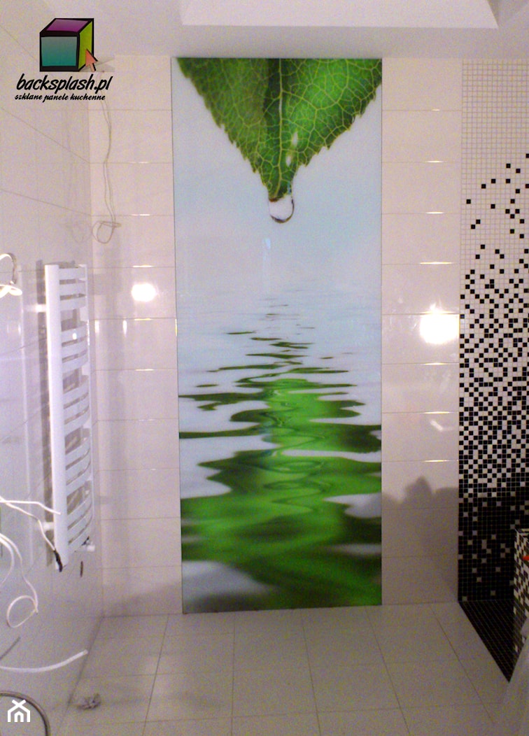 panele szklane do łazienki, szkło w łazience, szkło hartowane do łazien warszawa - Łazienka - zdjęcie od backsplash.pl - Homebook