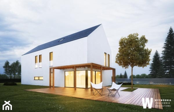 Dom jednorodzinny minimalistyczny - zdjęcie od Wytwórnia Pracownia Projektowa - Homebook