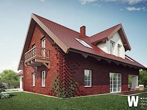 Dom jednorodzinny na wsi rustykalny - zdjęcie od Wytwórnia Pracownia Projektowa