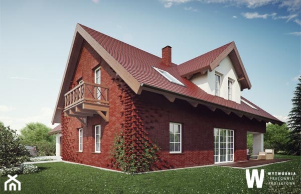 Dom jednorodzinny na wsi rustykalny - zdjęcie od Wytwórnia Pracownia Projektowa - Homebook