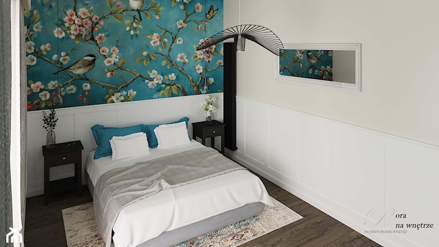 Sypialnia w stylu nowoczesnym angielskim - zdjęcie od Pora na wnętrze