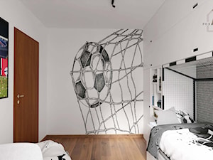 Projekt pokoi piłkarskich bliźniaków (Nadarzyn) - Pokój dziecka, styl nowoczesny - zdjęcie od Pora na wnętrze