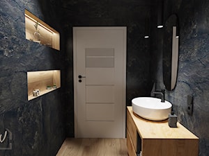 Małe WC - Łazienka, styl industrialny - zdjęcie od Pora na wnętrze