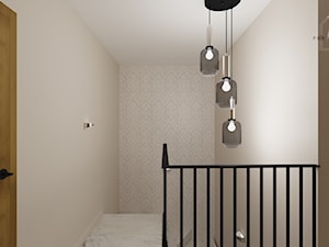 Stonowane, ciepłe wnętrze (Bielsk Podlaski) - Schody, styl nowoczesny - zdjęcie od Pora na wnętrze