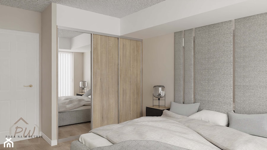 Mieszkanie singla (Toronto) - Sypialnia, styl nowoczesny - zdjęcie od Pora na wnętrze