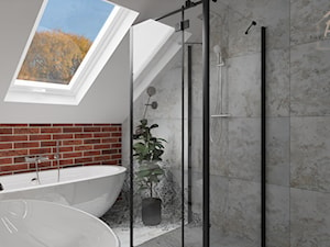 Łazienka loftowa (Dzikie) - Łazienka, styl industrialny - zdjęcie od Pora na wnętrze