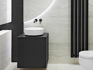 Czarno beżowa łazienka - zdjęcie od Salon HOFF
