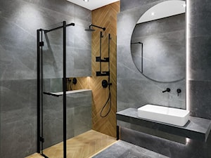Szaro-drewniana łazienka BAZALTO SUGAR | Salon HOFF 