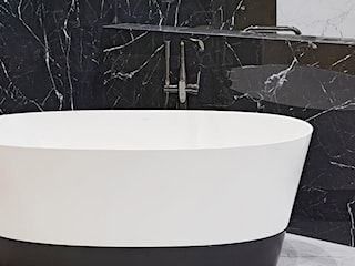 Czarno-biała łazienka THASSOS & MOROCCO | Salon HOFF 