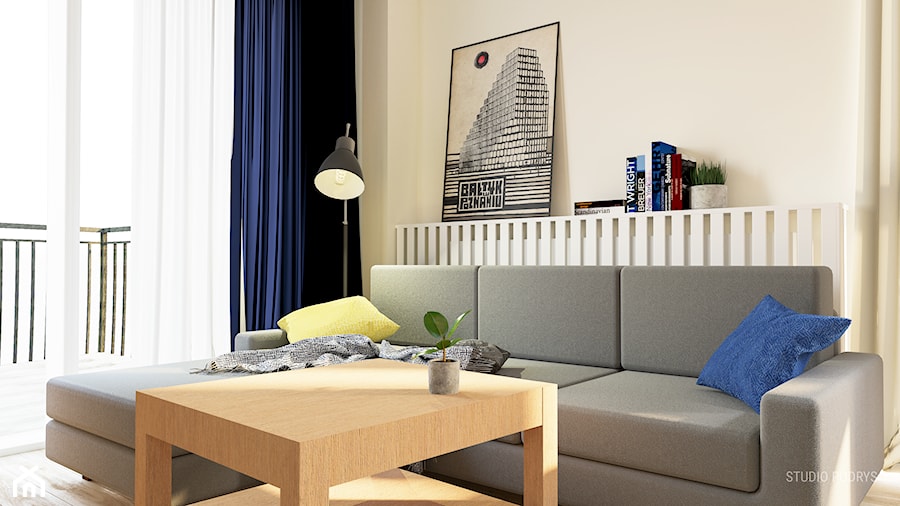Projekt mieszkania w Poznaniu - Salon, styl nowoczesny - zdjęcie od STUDIO PODRYS