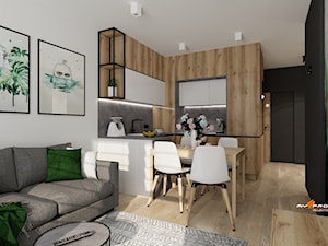 Projekt mieszkania Warszawa Wawer - Kuchnia, styl nowoczesny - zdjęcie od Mysprojekt Marek Myszkowski