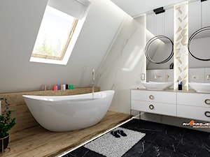 Projekt łazienki w Łomiankach - Łazienka, styl glamour - zdjęcie od Mysprojekt Marek Myszkowski