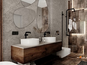 Projekt łazienki w Nieporęcie - Łazienka, styl skandynawski - zdjęcie od Mysprojekt Marek Myszkowski