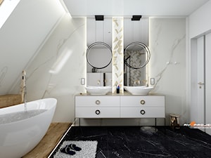 Projekt łazienki w Łomiankach - Łazienka, styl nowoczesny - zdjęcie od Mysprojekt Marek Myszkowski