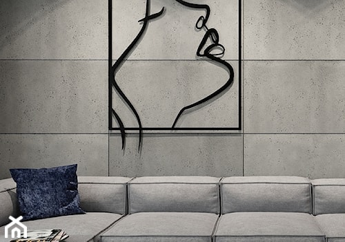 Projekt domu w Wieliszewie - Salon, styl minimalistyczny - zdjęcie od Mysprojekt Marek Myszkowski