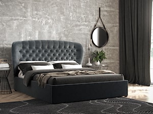 Elegancka sypialnia w nowoczesnym wnętrzu