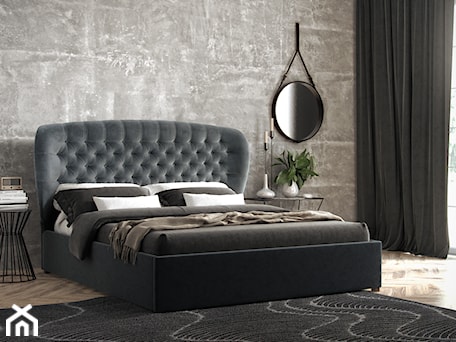 Aranżacje wnętrz - Sypialnia: Elegancka sypialnia w nowoczesnym wnętrzu - SCANDICSOFA. Przeglądaj, dodawaj i zapisuj najlepsze zdjęcia, pomysły i inspiracje designerskie. W bazie mamy już prawie milion fotografii!