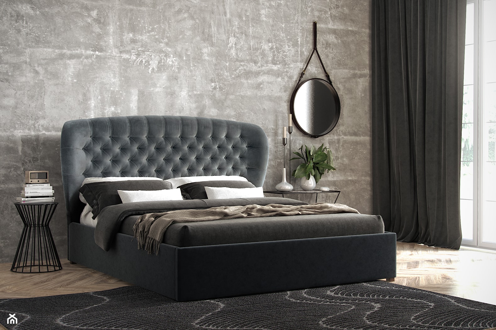 Elegancka sypialnia w nowoczesnym wnętrzu - zdjęcie od SCANDICSOFA - Homebook
