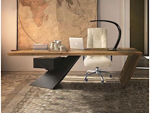 Średnie w osobnym pomieszczeniu białe biuro, styl nowoczesny - zdjęcie od MebloweLove