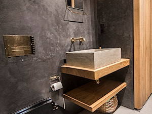 Penthouse 197 - Mała bez okna łazienka, styl minimalistyczny - zdjęcie od skandynawskieuchwyty