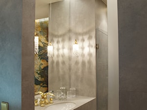 ZŁOTE - Średnia łazienka, styl glamour - zdjęcie od SAFRANOW