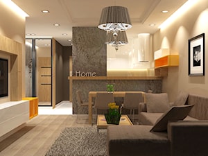 Mieszkanie Żoliborz - Salon, styl nowoczesny - zdjęcie od LOMAdesign