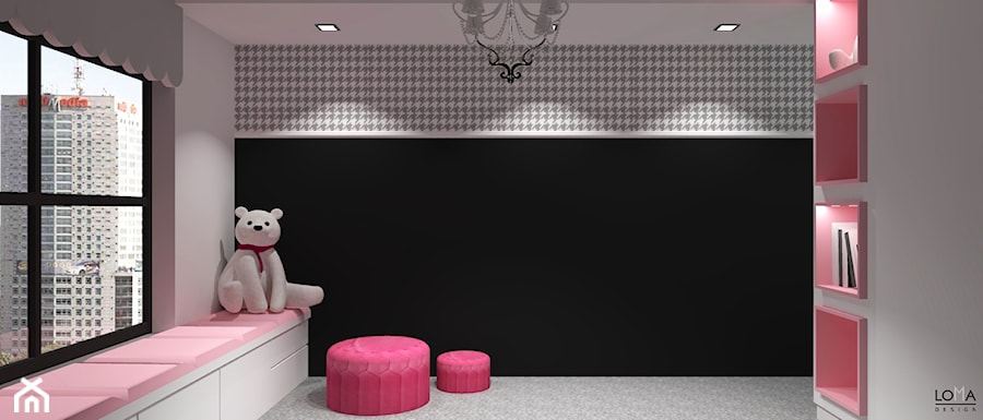 Mieszkanie Atelier Żoliborz - Pokój dziecka, styl glamour - zdjęcie od LOMAdesign