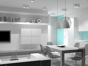 Mieszkanie na Mokotowie - Salon, styl skandynawski - zdjęcie od LOMAdesign