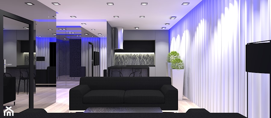 Mieszkanie Warszawa- Śródmieście - Salon, styl minimalistyczny - zdjęcie od LOMAdesign