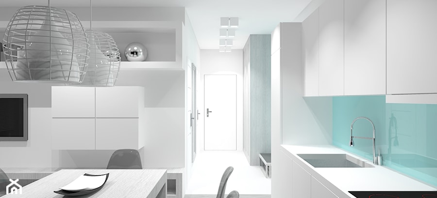 Mieszkanie na Mokotowie - Kuchnia, styl skandynawski - zdjęcie od LOMAdesign