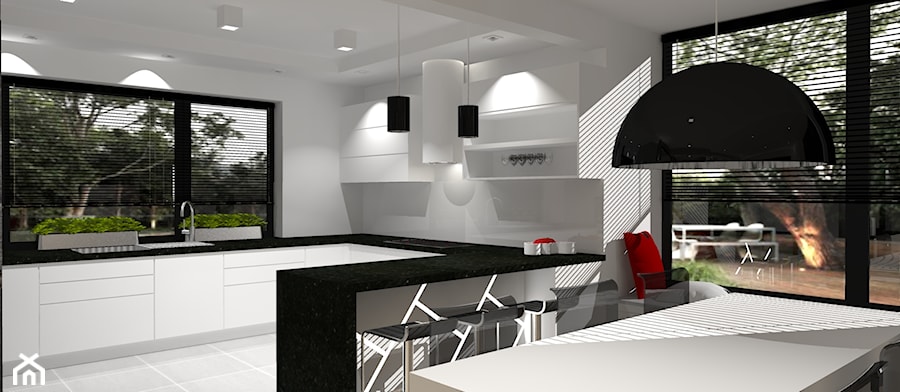Dom w Serocku - Kuchnia, styl nowoczesny - zdjęcie od LOMAdesign