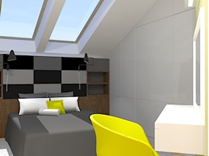 Mieszkanie Tarchomin - Sypialnia, styl nowoczesny - zdjęcie od LOMAdesign