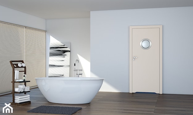 łazienka z wanną, minimalistyczna łazienka, biała łazienka