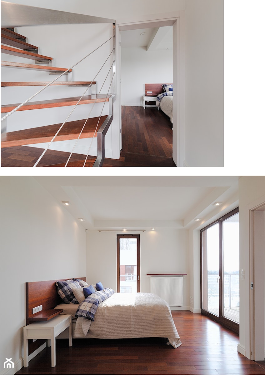 apartament eco park - Sypialnia, styl minimalistyczny - zdjęcie od totalwhitephoto