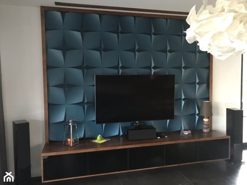 PANEL GIPSOWY 3D - UNIQUE KARO W BARWIENIU DEKORACYJNYM - zdjęcie od Panels3d - Homebook