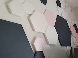 Panele Gipsowe 3d - HONEY COMB w barwieniu dekoracyjnym - zdjęcie od Panels3d