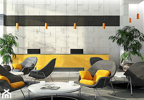 Panel gipsowy 3d - model Square Trio w barwieniu dekoracyjnym - zdjęcie od Panels3d