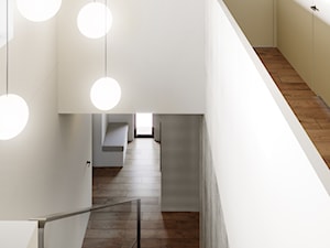 Minimalistyczna strefa - Hol / przedpokój, styl minimalistyczny - zdjęcie od inPOINT Architektura Wnętrz